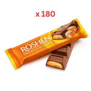 Roshen Bar Chocolate With Caramel 30g,Box Of 180pcs