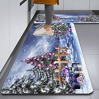 Christmas Tree Doormat Non-Slip Oil Proof Rug Indoor Outdoor Xmas Mat Bedroom Decor Bathroom Mat Entrance Rug Door Mat Bedroom Lightinthebox - thumbnail