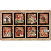 Drymate Bow Wow Squares Dog Bowl Place Mat 16 X 28 Inches