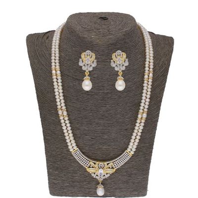 Sri Jagdamba Pearls Mesmerizing Pearl Necklace - JPJUN-21-101 Sri Jagdamba Pearls Mesmerizing Pearl Necklace - JPJUN-21-101