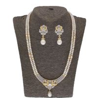 Sri Jagdamba Pearls Mesmerizing Pearl Necklace - JPJUN-21-101 - thumbnail