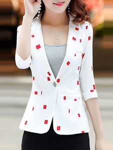 Slim-fit printed Blazer