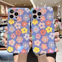 Phone Case For Apple Back Cover iPhone 13 Pro Max 12 11 X XR XS Max Portable Pattern Shockproof Graphic Patterned Flower PC Lightinthebox - thumbnail