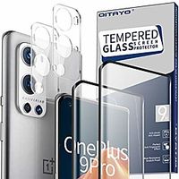 qitayo for oneplus 9 pro screen protector and camera protector [2 screen protectors2 camera protectors] anti-fingerprint anti-scratch tempered glass for oneplus 9 pro Lightinthebox - thumbnail