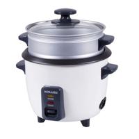 Sonashi 0.6 Ltr Rice Cooker With Steamer SRC-306