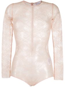 RedValentino lace bodysuit - NEUTRALS