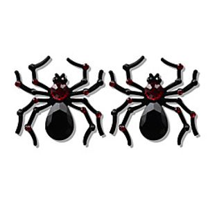 Women's Hoop Earrings Hollow Out Skull Spiders Statement Stylish Earrings Jewelry White / Black / Red For Halloween Carnival 2pcs miniinthebox