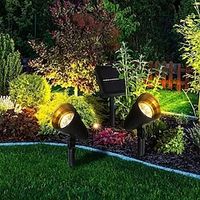 New Outdoor Solar Power Spot Light IP65 Waterproof 2 In 1 Solar Light For Garden Pool Area Trees Ponds Yard Decoration Landscape Lighting Lightinthebox