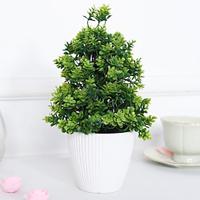 Realistic Artificial Ginkgo Leaf Potted Green Plant Lightinthebox