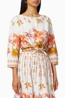 New Jinny Winter Garden Top in Cotton Poplin - thumbnail