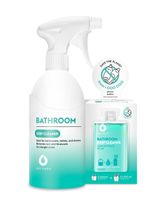 DUTYBOX Bathroom Series Concentrated Cleaner Set, Reusable Bottle + 2 Capsule Refills