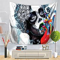 Wall Tapestry Art Decor Blanket Curtain Hanging Home Bedroom Living Room Decoration Polyester Woman Lightinthebox - thumbnail