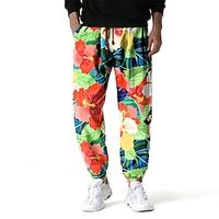 Men's Casual Harem Pants Casual Micro-elastic Graphic Mid Waist 1 2 3 4 5 M L XL 2XL 3XL Lightinthebox - thumbnail