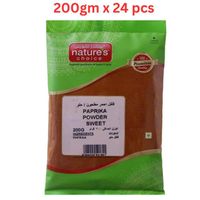 Natures Choice Paprika Powder Sweet, 200 gm Pack Of 24 (UAE Delivery Only)