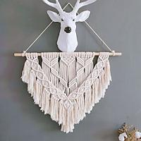 1 pc Wall Hanging Tapestry Wall Decor Chic,Handmade Cotton Cord Woven Wall Tapestries Bohemian Wall Hangings Wall Art Macrame Home Decorations Lightinthebox