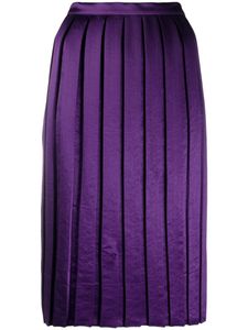 Satin Pleat Skirt