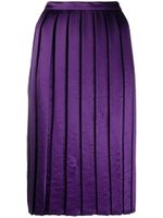 Satin Pleat Skirt - thumbnail