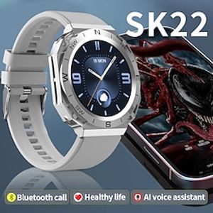 SK22 Smart Watch Men Bluetooth Call Full Screen Sports IP68 Waterproof ECG Health Monitor SmartWatch for IOS Android Lightinthebox