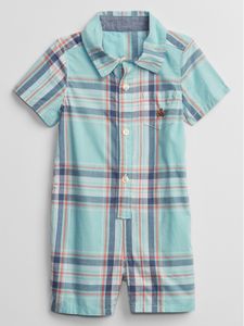 Baby Plaid Shorty One-Piece