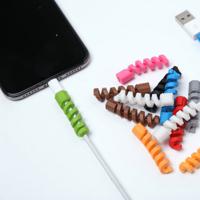 Cable Protector Bobbin Winder Data Line Case Rope Protection Spring Twine For Phone USB Earphone Cover - thumbnail