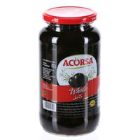 Acorsa Black Olives Plain Jar 575gm