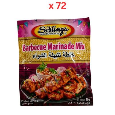 Siblings Bbq Marinade Mix 50G Pack of 72