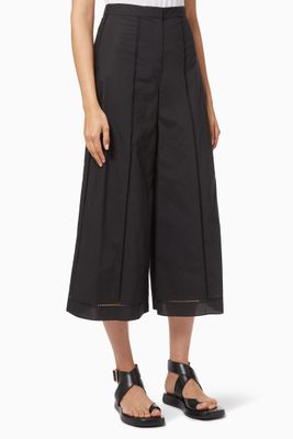Wide Leg Culotte in Cotton Wide Leg Culotte in Cotton