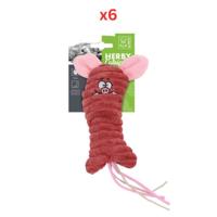 M-Pets Herby Animals Catnip Toy For Cat Assorted Colors (Pack Of 6)