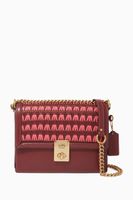 Hutton Woven Leather Shoulder Bag - thumbnail