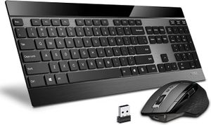 RAPOO 9900M MULTI-MODE WIRELESS COMBO ULTRA SLIM KEYBOARD AND MOUSE US BLACK, 19346