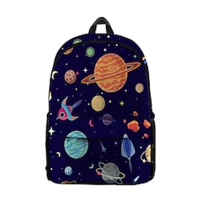 Unisex Commuter Backpack Oxford Cloth Large Capacity Breathable Zipper Tiered School Daily Purple Lightinthebox