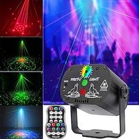 Party Lights Stage Strobe LightsRGB DJ Laser Light Portable Sound Activated Disco Light with Remote Controller for Halloween Christmas IndoorOutdoor Parties Lightinthebox - thumbnail