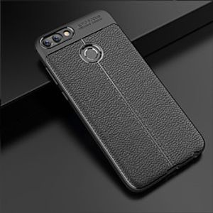 Case For Huawei Huawei P smart Embossed Back Cover Solid Colored Soft TPU miniinthebox