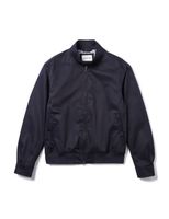 Lightweight Cotton Zip Harrington Jacket - thumbnail