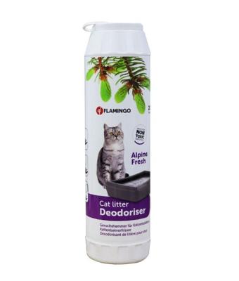 Flamingo Alpine Fresh Cat Litter Deodoriser 750G