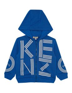 Kenzo Kids Round Neck Cardigans - Blue