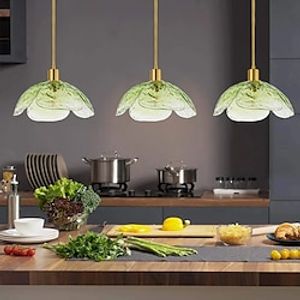 LED Glass Pendant Light Ceiling Lamp Modern Hand-Blown Glass Industrial LED Creative Loft Bar Kitchen Ceiling Lamp Home Decoration Installation Pink Green Blue Cord Adjustable110-240V Lightinthebox