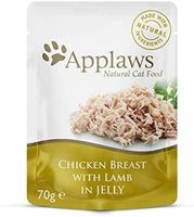 Applaws Cat Chicken with Lamb Jelly Pouch 70G Pack Of 10 (UAE Delivery Only)