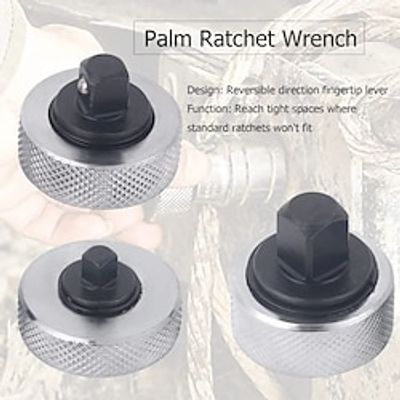 Mini Ratchet Socket Wrench Whole Steel Palm Ratchet Socket Finger Reversible Ratchet Handle 1/4 3/81/2 Drive miniinthebox