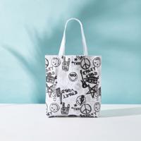 Mistotes Printed Shopper Bag with Double Handle