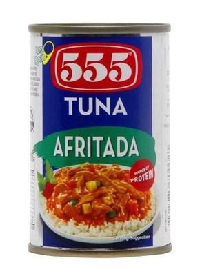 555 Tuna Flakes Afritada 155gm (748485700021)