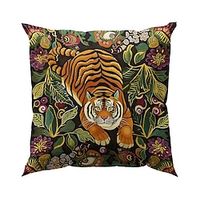 Tigger Pattern Green 1PC Throw Pillow Covers Multiple Size Coastal Outdoor Decorative Pillows Soft Velvet Cushion Cases for Couch Sofa Bed Home Decor Lightinthebox