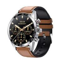 Xcell Elite 1 Smartwatch, Brown Leather