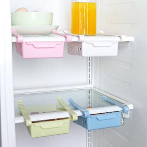 Plastic Storage Container Kitchen Refrigerator Rack Freezer Shelf Holder Debris Organization