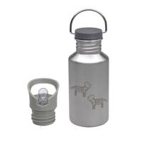 Lassig Kids Bottle Stainless Steel Safari Tiger Grey 500 ml