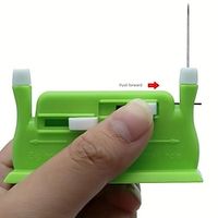 1pc Auto Needle Threader Tool Home Hand Machine Sewing Automatic Double-headed Thread Device, Multi-Functional Double-Headed Lead Machine Needle Thread, Hand Sewing Needle Threading Machine Lightinthebox - thumbnail