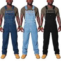 Men's Jeans Denim Pants Denim Jumpsuit Multi Pocket Straight Leg Plain Wearable Outdoor Sports Outdoor Fashion Casual Black Dark Blue Lightinthebox