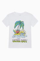 "Chill Out" Cotton Jersey T-Shirt "Chill Out" Cotton Jersey T-Shirt
