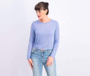 Womens Long Sleeve T-Shirt  Blue
