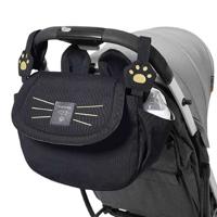 Sunveno Meow Stroller Diaper Bag - Black SN_MSDP_BK